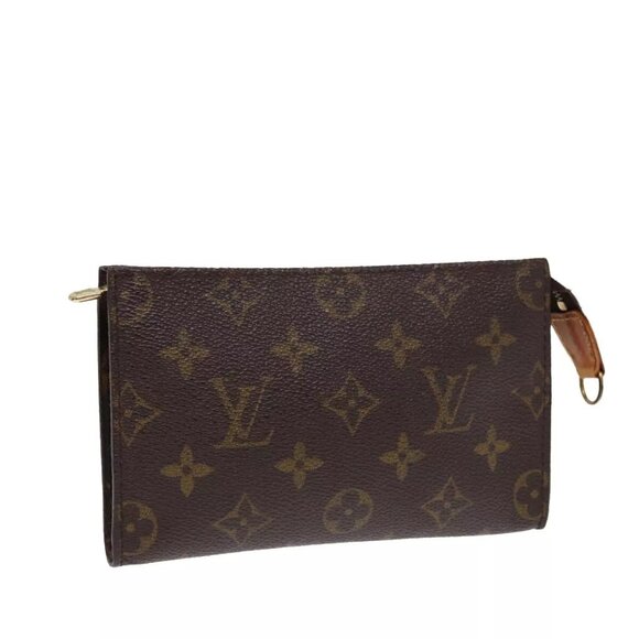 LOUIS VUITTON Monogram Bucket PM Accessory Pouch LV Auth - Picture 1 of 15